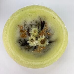 Habersham Candle Co Floral Garden 7" Wax Pottery Vessel Home Fragrance NO FLAME